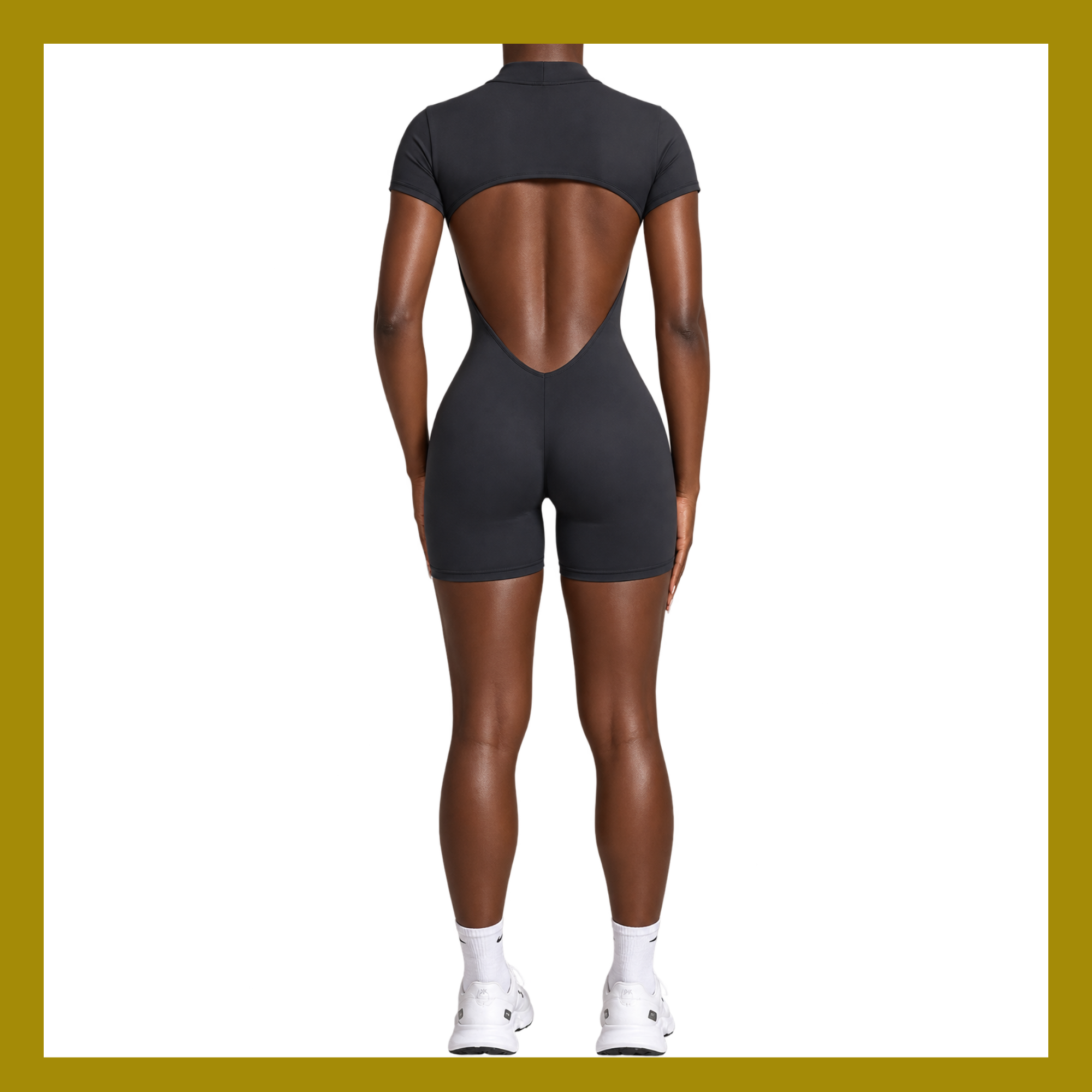 Open Back Sculpt Romper